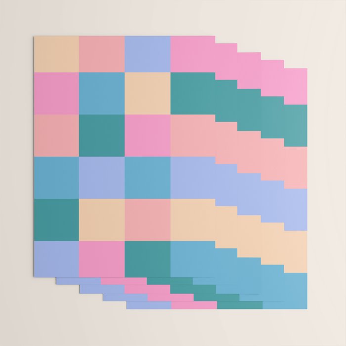 Bold Retro Checks Pattern - Large XXXI Wrapping Paper Gallery Image 3