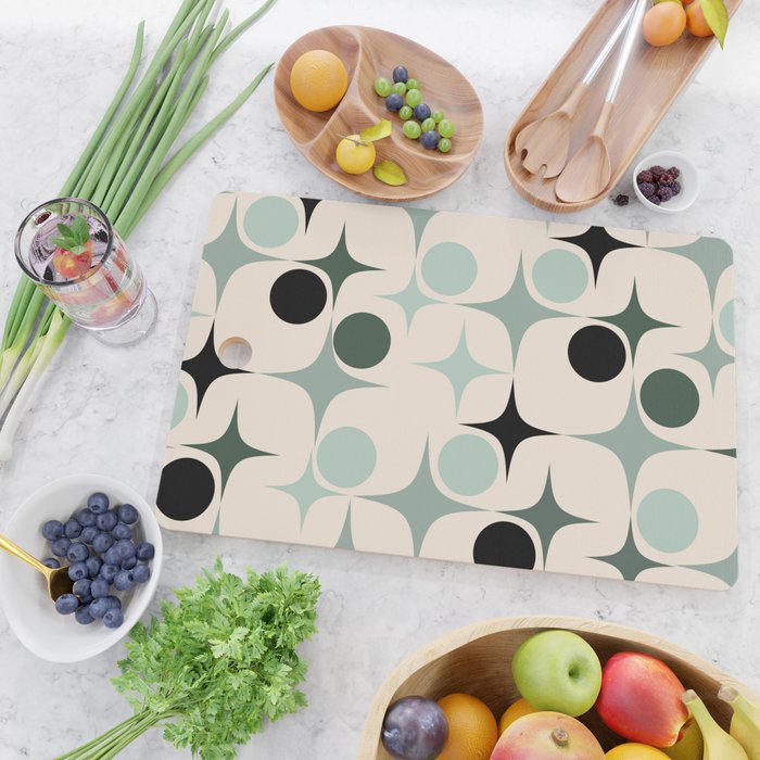 Modern Retro Geo Cutting Board Gallery Image 2