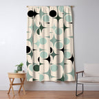 Modern Retro Geo Window Curtain Gallery Image 5