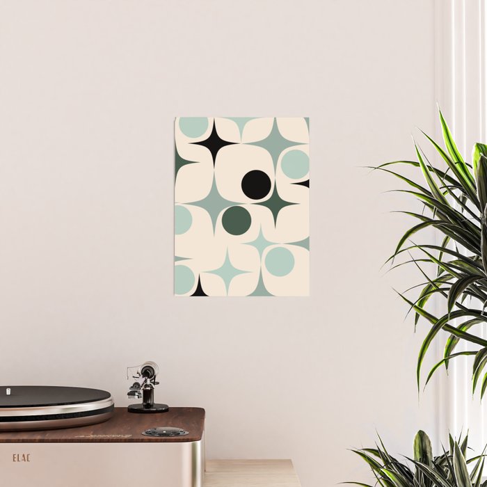 Modern Retro Geo Poster Gallery Image 2