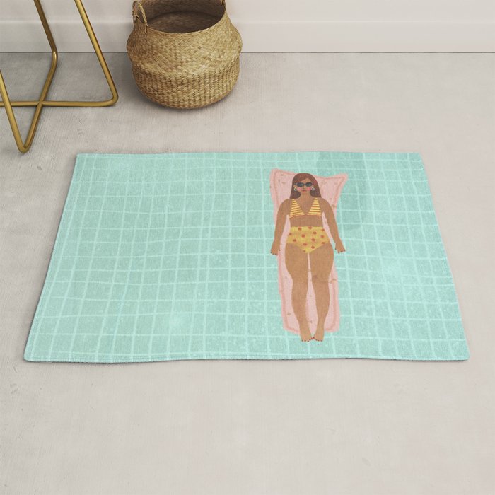 Swimming in Blue Rug Gallery Image 1