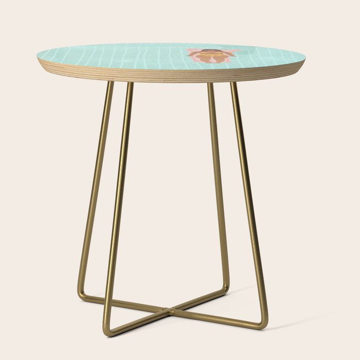 Swimming in Blue Side Table Gallery Image 1