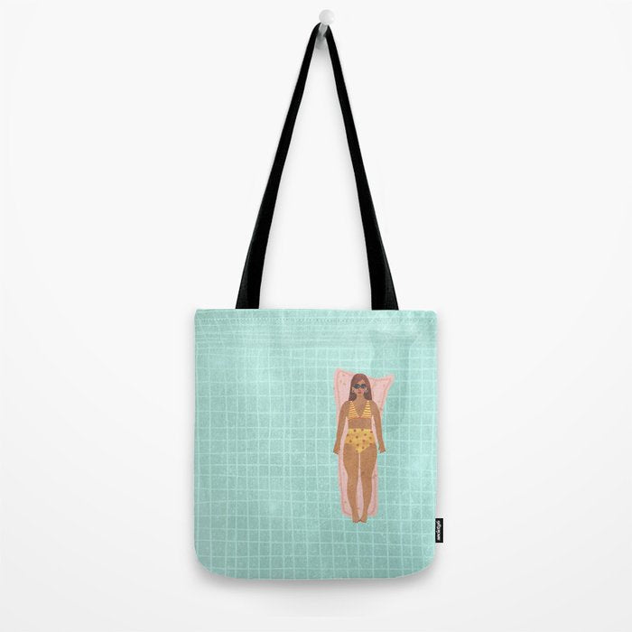 Swimming in Blue Tote Bag Gallery Image 2
