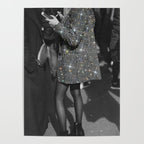 BREAK TIME | style | fashion | black and white | classic | retro | glitter | sparkle | smoke Poster Gallery Image 4