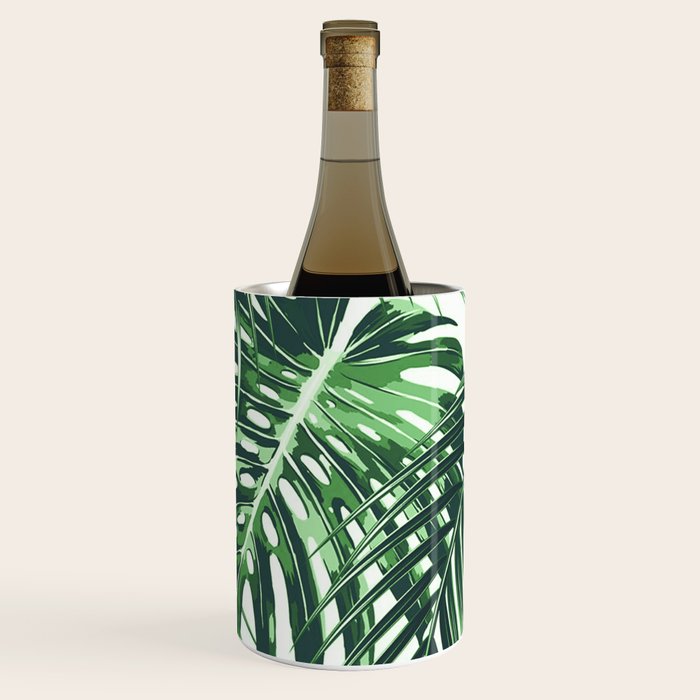 Tropical Leaves 4 Wine Chiller Gallery Image 1