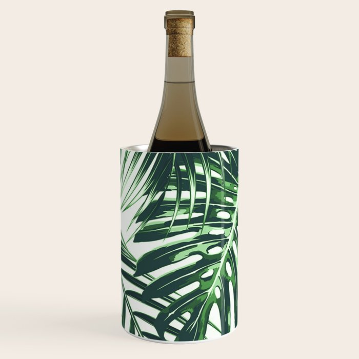 Tropical Leaves 4 Wine Chiller Gallery Image 2