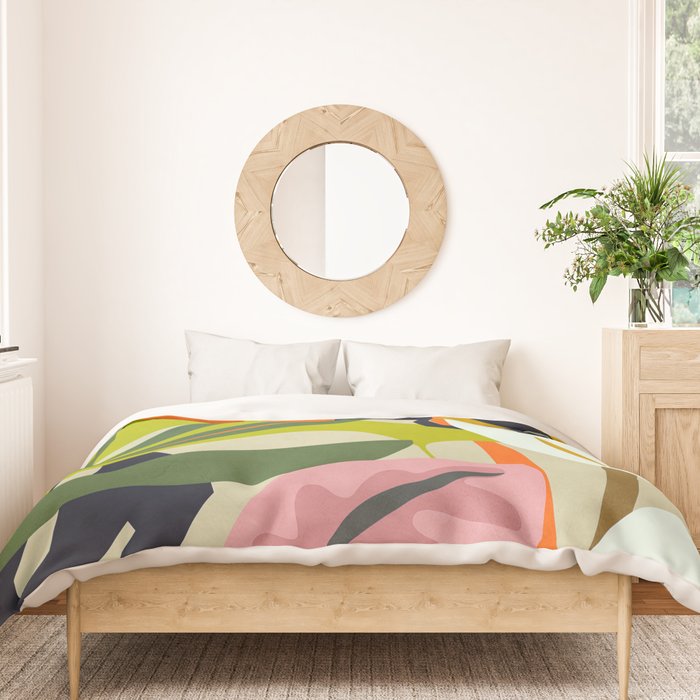 Jungle Abstract 2 Duvet Cover Gallery Image 3