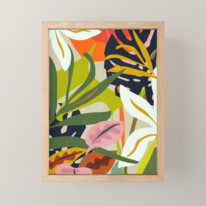 Jungle Abstract 2 Mini Art Print Gallery Image 1