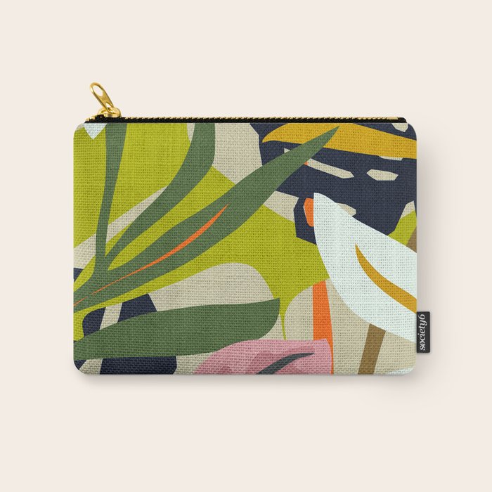 Jungle Abstract 2 Carry All Pouch Gallery Image 1