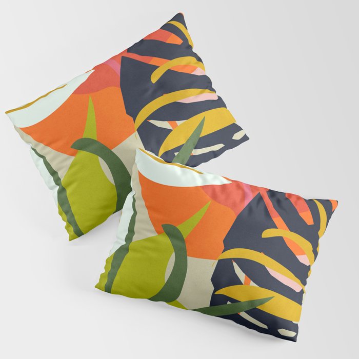 Jungle Abstract 2 Pillow Sham Gallery Image 1