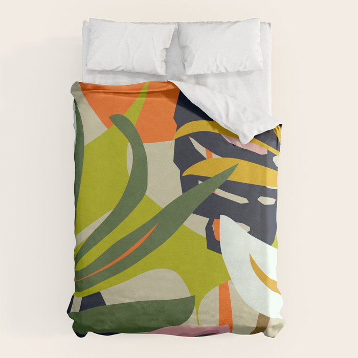 Jungle Abstract 2 Duvet Cover Gallery Image 6