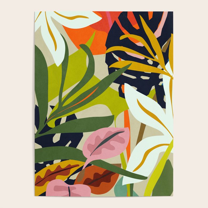 Jungle Abstract 2 Poster Gallery Image 1