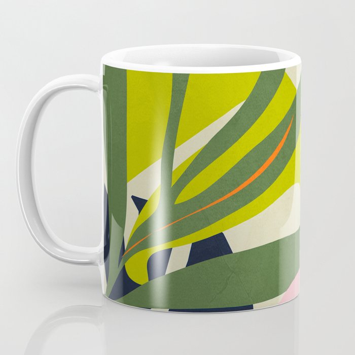 Jungle Abstract 2 Coffee Mug Gallery Image 3