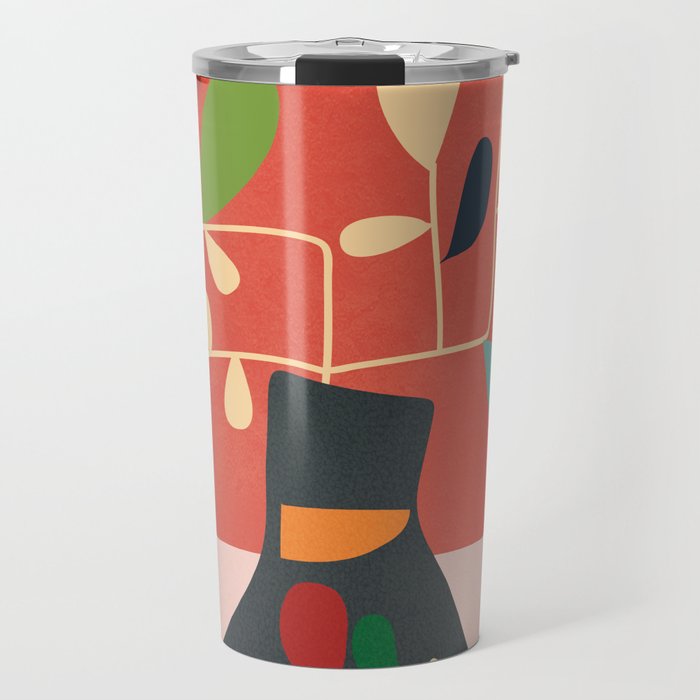 Vase of Vibrance 2 Travel Mug Gallery Image 1