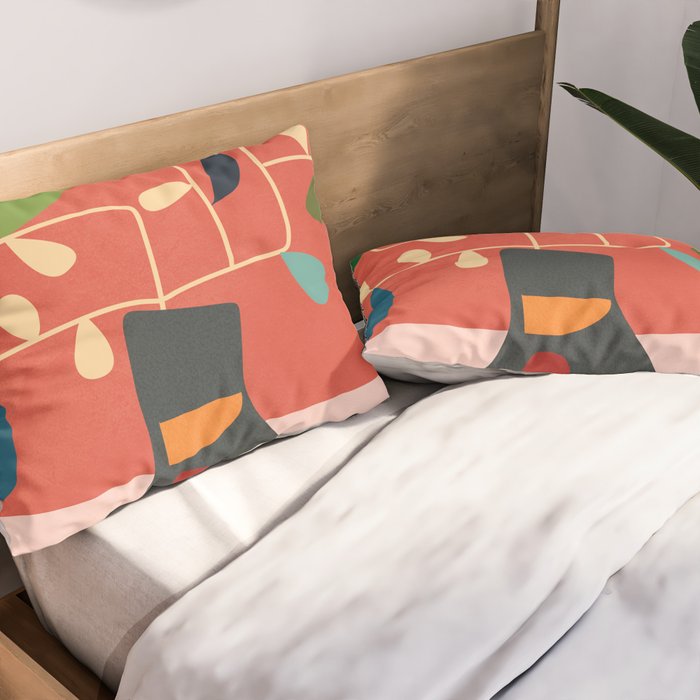 Vase of Vibrance 2 Pillow Sham Gallery Image 2
