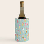 Vintage Ice Cream Pattern Wine Chiller Gallery Image 1