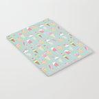 Vintage Ice Cream Pattern Notebook Gallery Image 2
