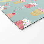 Vintage Ice Cream Pattern Welcome Mat Gallery Image 2