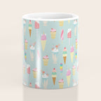 Vintage Ice Cream Pattern Coffee Mug Gallery Image 4