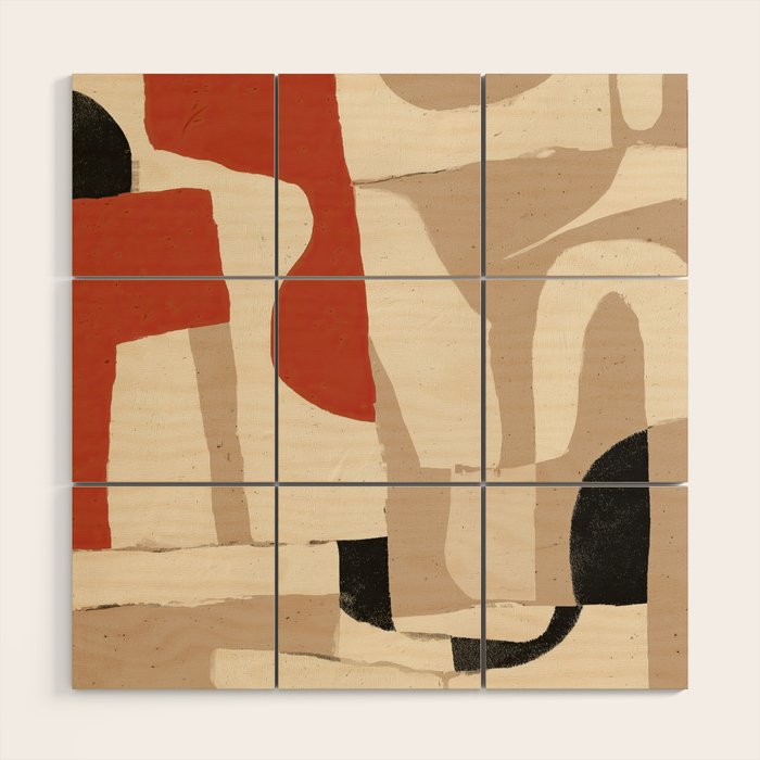 Terracotta Talk Wood Wall Art Gallery Image 1