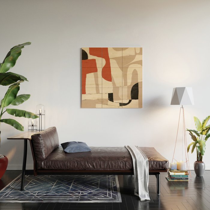 Terracotta Talk Wood Wall Art Gallery Image 2