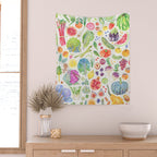 Seasonal Harvests - Neutral Wall Tapestry Gallery Image 2