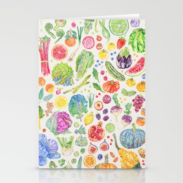 Seasonal Harvests - Neutral Stationery Card Gallery Image 1