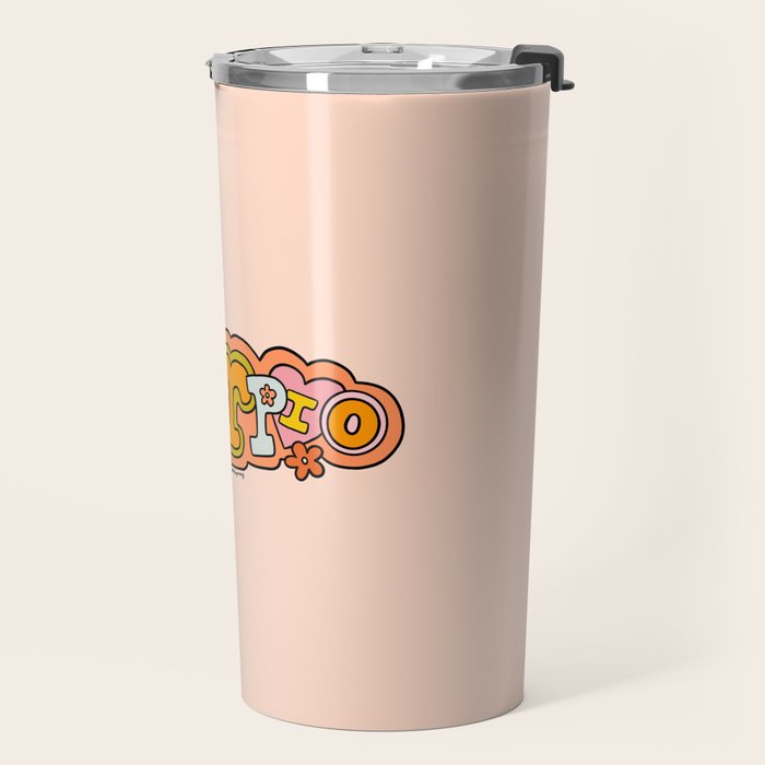 Scorpio Doodle Letters Travel Mug Gallery Image 2
