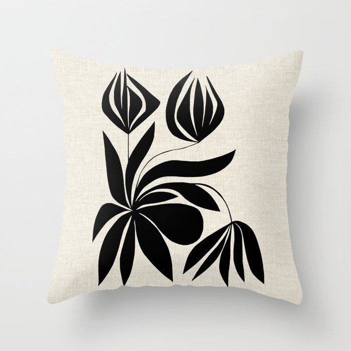 Tulip Secrets Throw Pillow Gallery Image 1