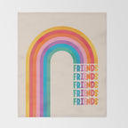 Rainbow Friends Throw Blanket Gallery Image 2