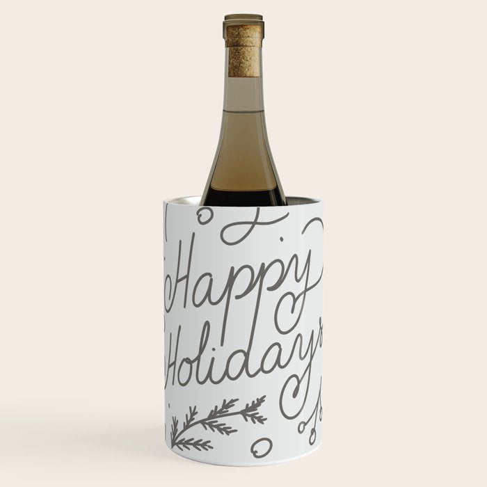 Happy Holidays Wine Chiller Gallery Image 1