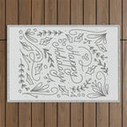 Happy Holidays Outdoor Rug Gallery Image 1