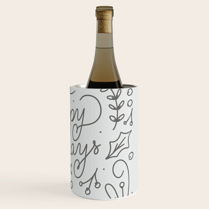 Happy Holidays Wine Chiller Gallery Image 3