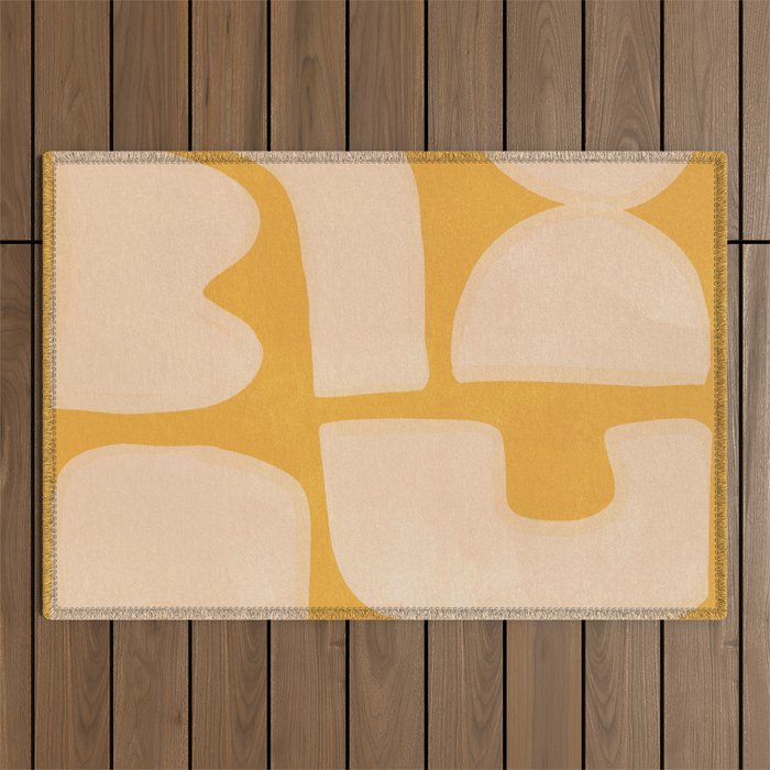 Minimal Abstract Composition 17 Outdoor Rug Gallery Image 1