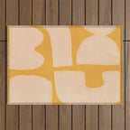 Minimal Abstract Composition 17 Outdoor Rug Gallery Image 1