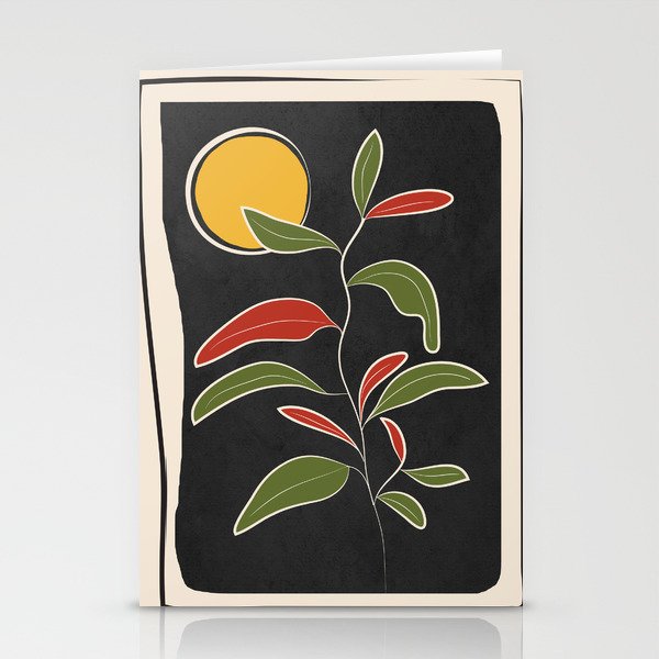 Abstract Plant 01 Stationery Card Gallery Image 1