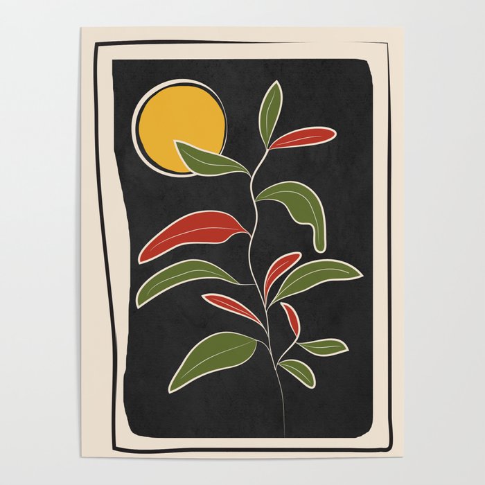 Abstract Plant 01 Poster Gallery Image 1