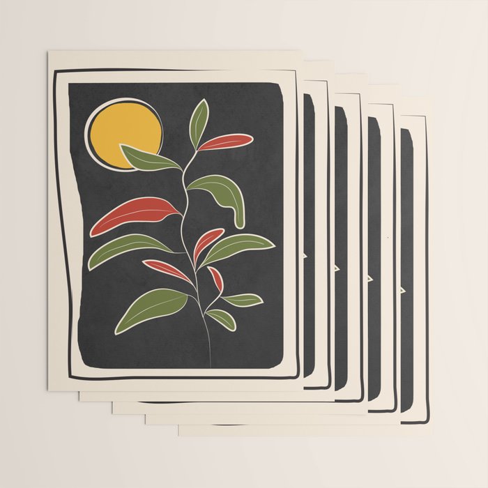 Abstract Plant 01 Wrapping Paper Gallery Image 3