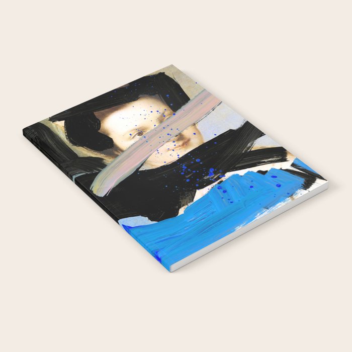 Picture of a Lady With Paint Smears Notebook Gallery Image 2