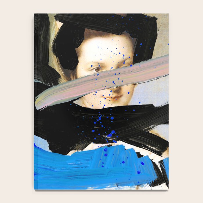 Picture of a Lady With Paint Smears Notebook Gallery Image 4