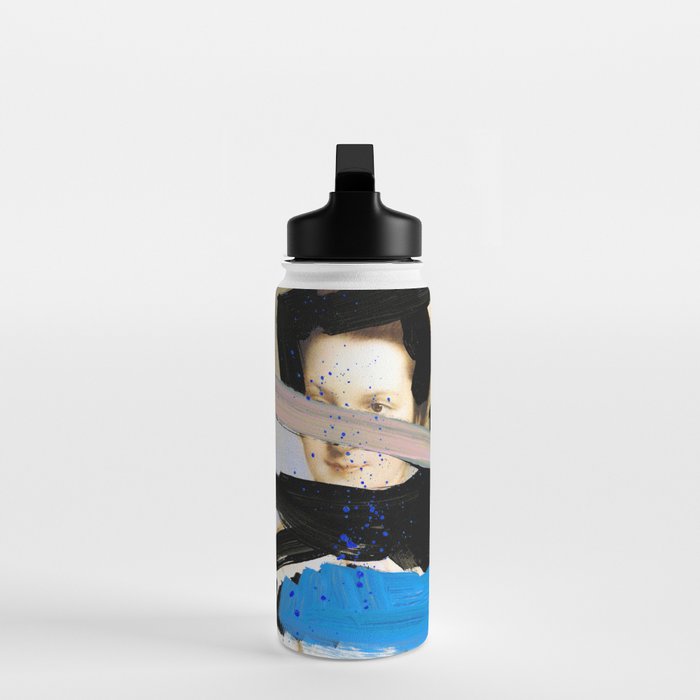 Picture of a Lady With Paint Smears Water Bottle Gallery Image 3