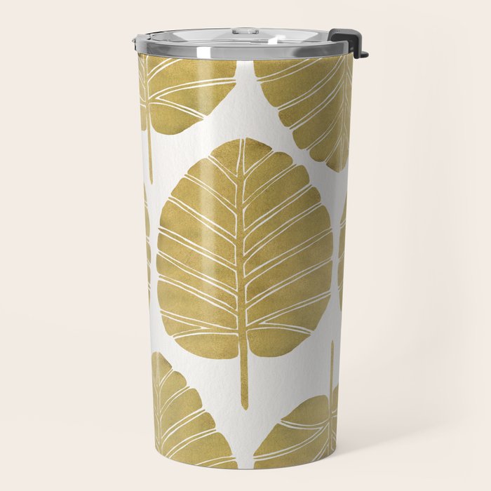 Elephant Ear Alocasia - Gold Palette Travel Mug Gallery Image 2