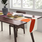 mid modern geometric spring Table Runner Gallery Image 2