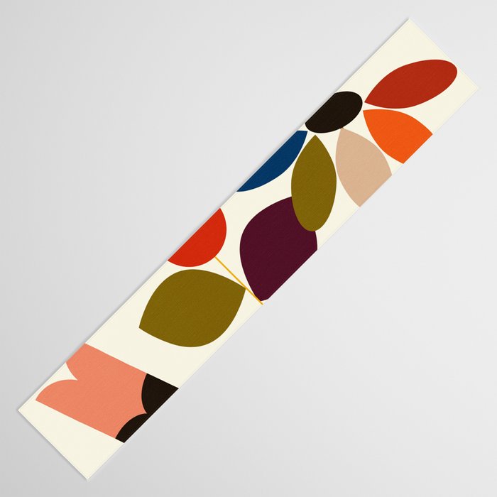 mid modern geometric spring Table Runner Gallery Image 3