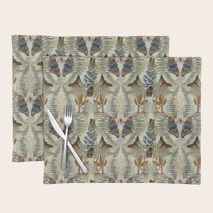Lush boho forest C Placemat Gallery Image 1