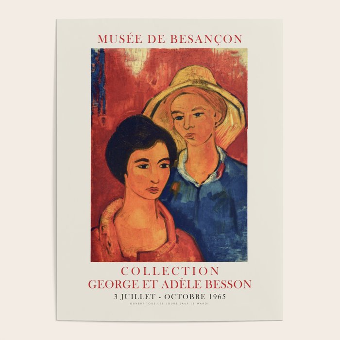 Vintage Exhibition Poster - George and Edele Besson Collection, 1965 Poster Gallery Image 4