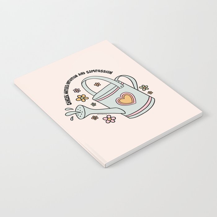 Cancer Zodiac Watering Can Notebook Gallery Image 1
