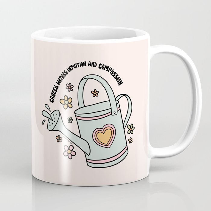 Cancer Zodiac Watering Can Coffee Mug Gallery Image 1