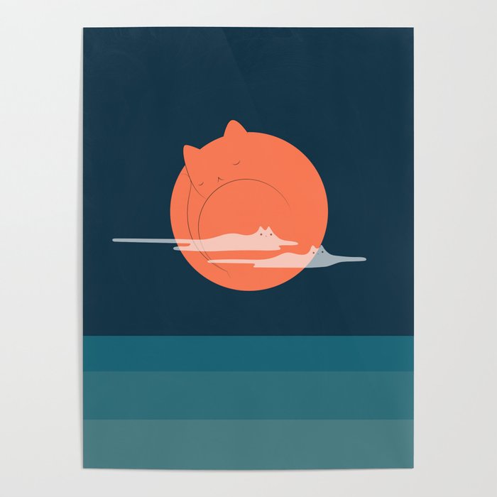 Cat Landscape 105 Poster Gallery Image 1