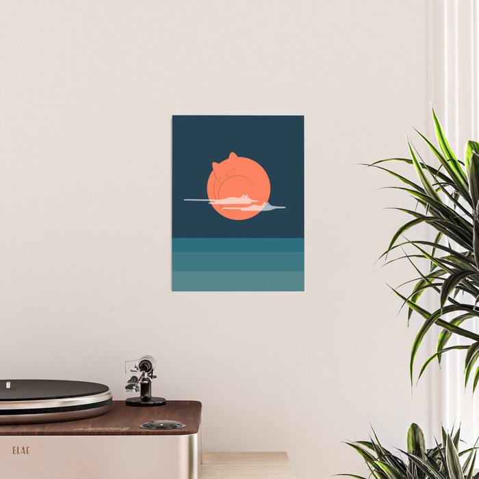 Cat Landscape 105 Poster Gallery Image 2